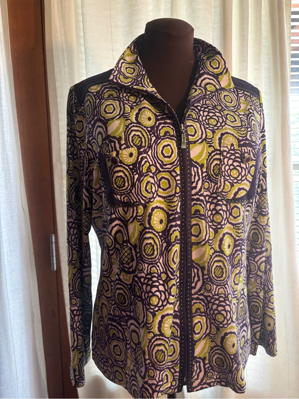 Banaba Stretchy Shirt Jacket-L/XL-Korea-Y2K